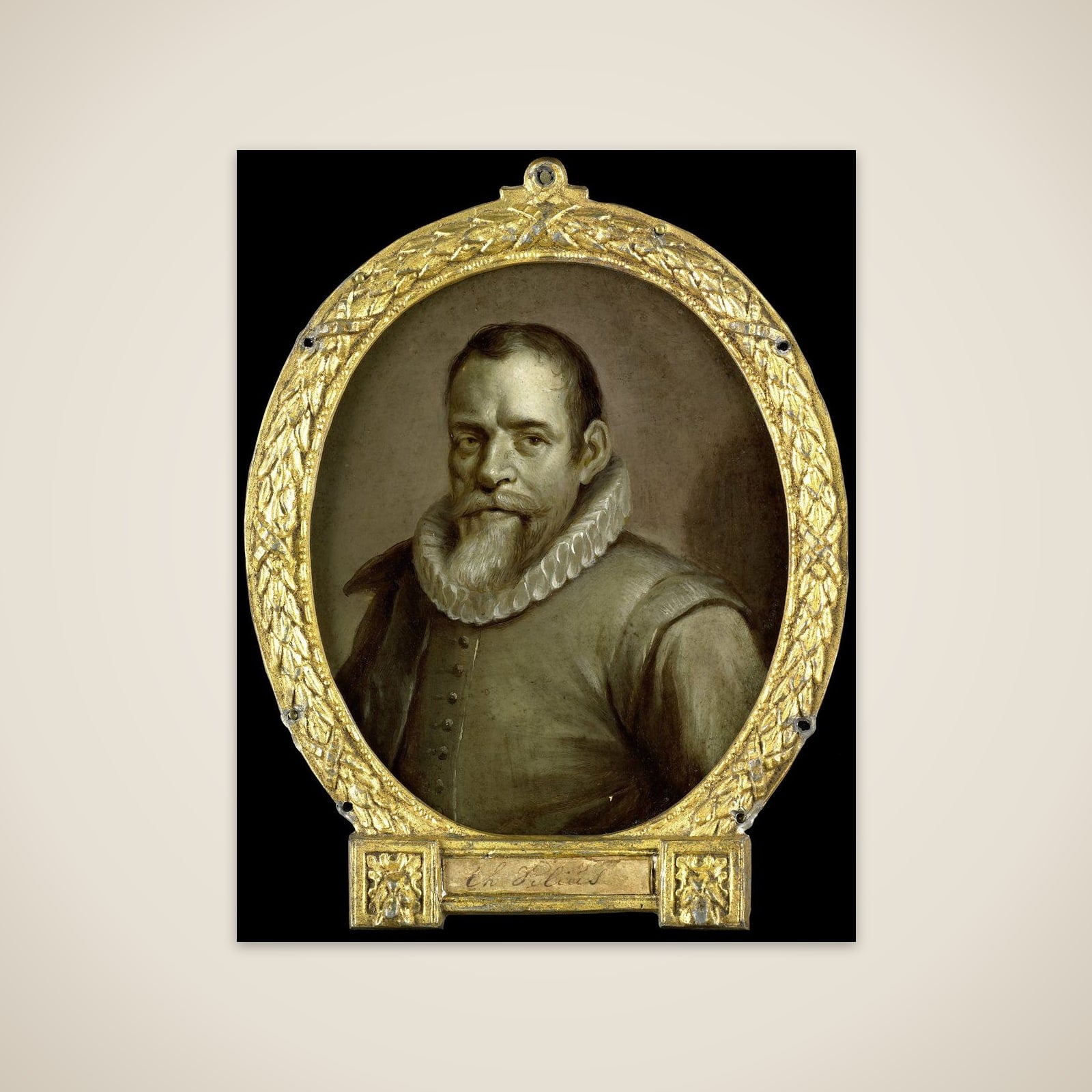 Portrait of Theodorus Velius, Writer of the Chronicle of Horn unframed print
