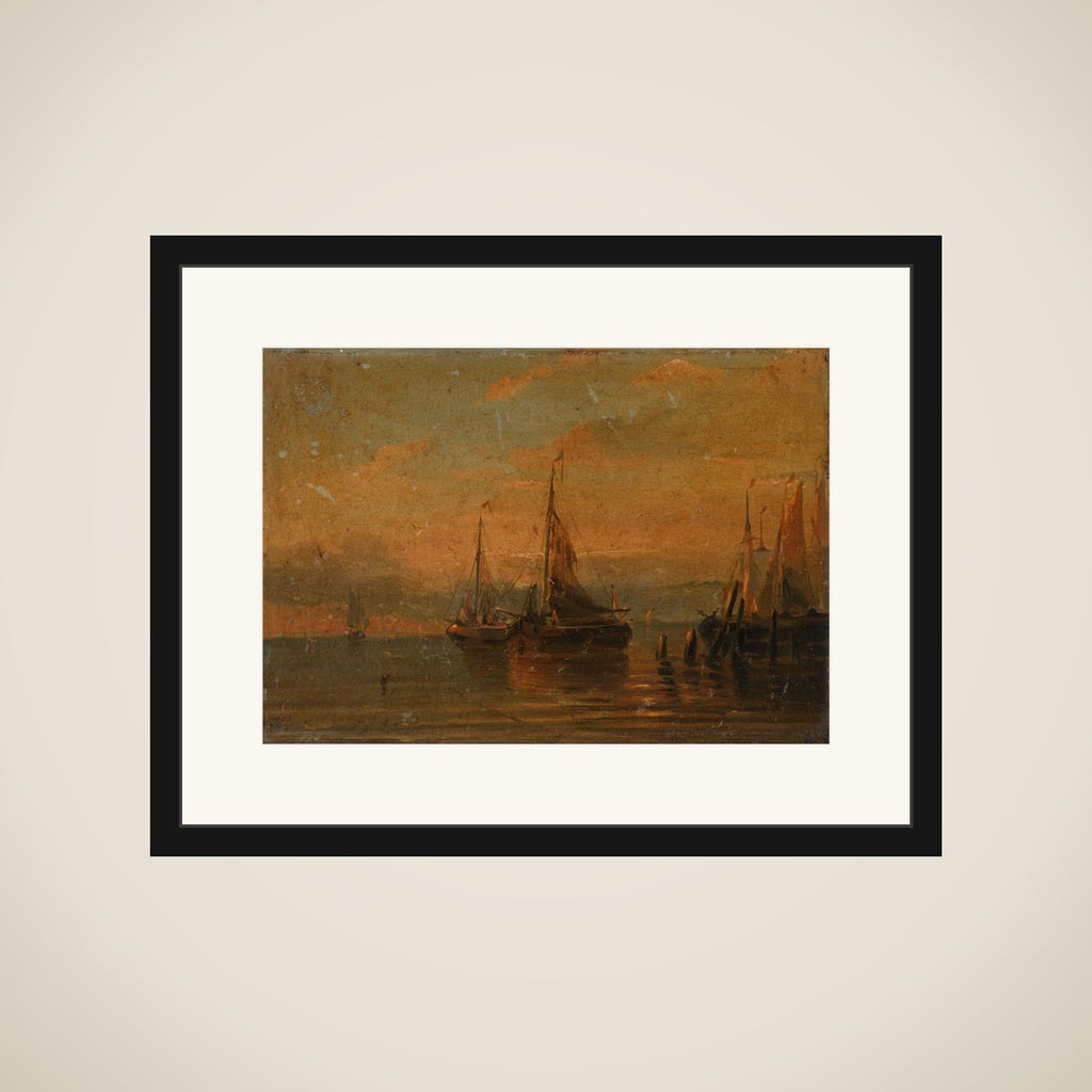Havengezicht framed