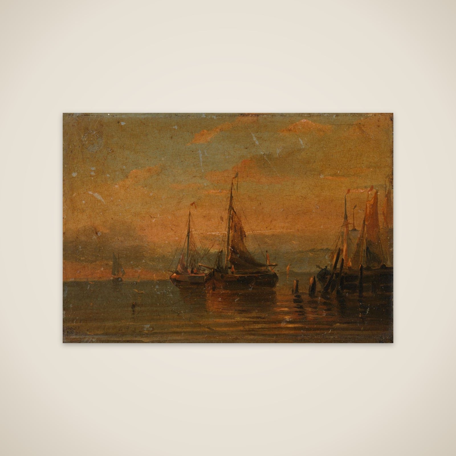 Havengezicht unframed print
