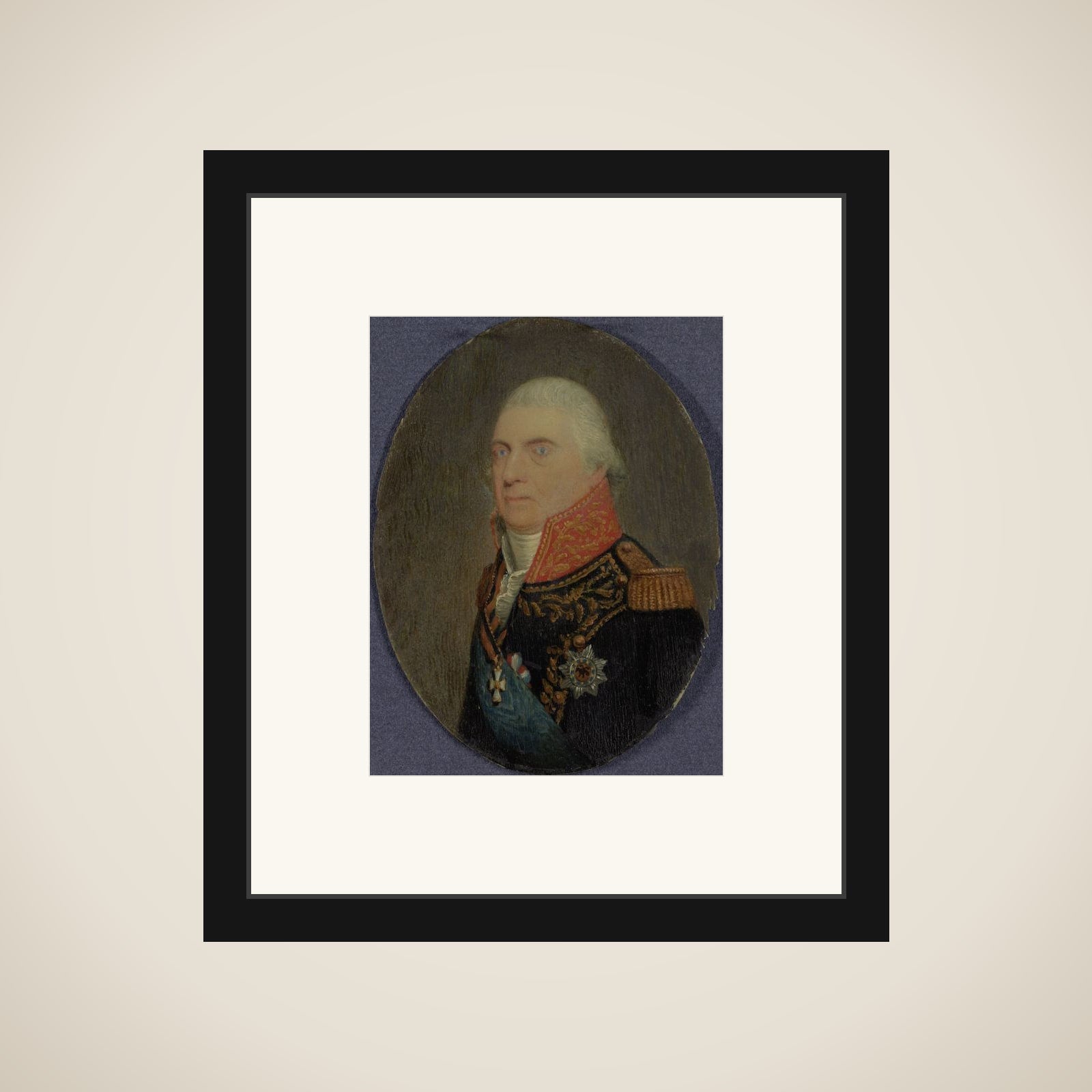 Jan Hendrik van Kinsbergen (1735-1819). Vice-admiraal, buitengewoon maarschalk der Hollandse zeemacht framed