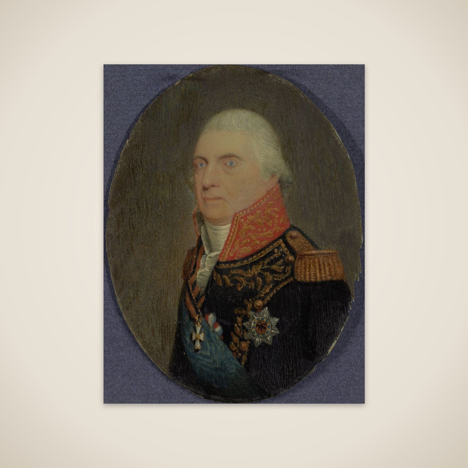 Jan Hendrik van Kinsbergen (1735-1819). Vice-admiraal, buitengewoon maarschalk der Hollandse zeemacht unframed print