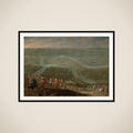 King Louis XIV and his Entourage at the Siege of Schenkenschans, 1672 framed