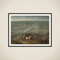 French Commanders at the Siege of Rheinberg, 1672 framed