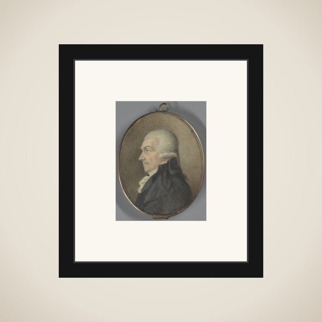 Arend Willem Baron van Reede en zijn zoon Willem Frederik Baron van Reede framed