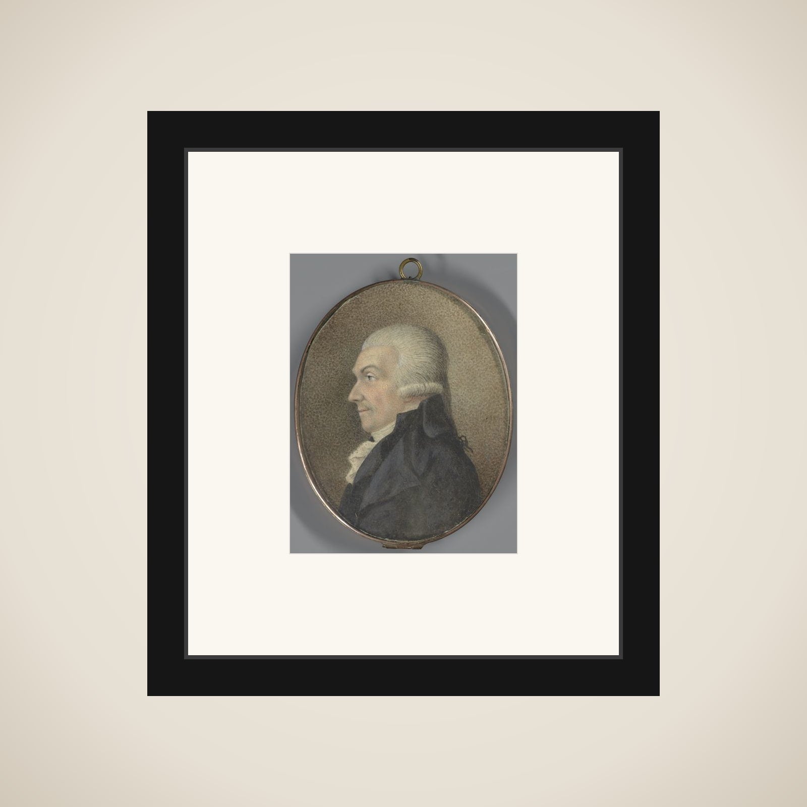 Arend Willem Baron van Reede en zijn zoon Willem Frederik Baron van Reede framed