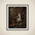 Circe Punishing Glaucus by transforming Scylla into a Monster framed
