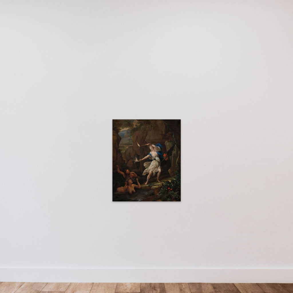 Circe Punishing Glaucus by transforming Scylla into a Monster unframed — shown to scale