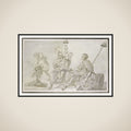 Allegory of the 'Treaty of Friendship and Commerce between the States General of the United Netherlands and the United States of America', The Hague, 7 October 1782 framed