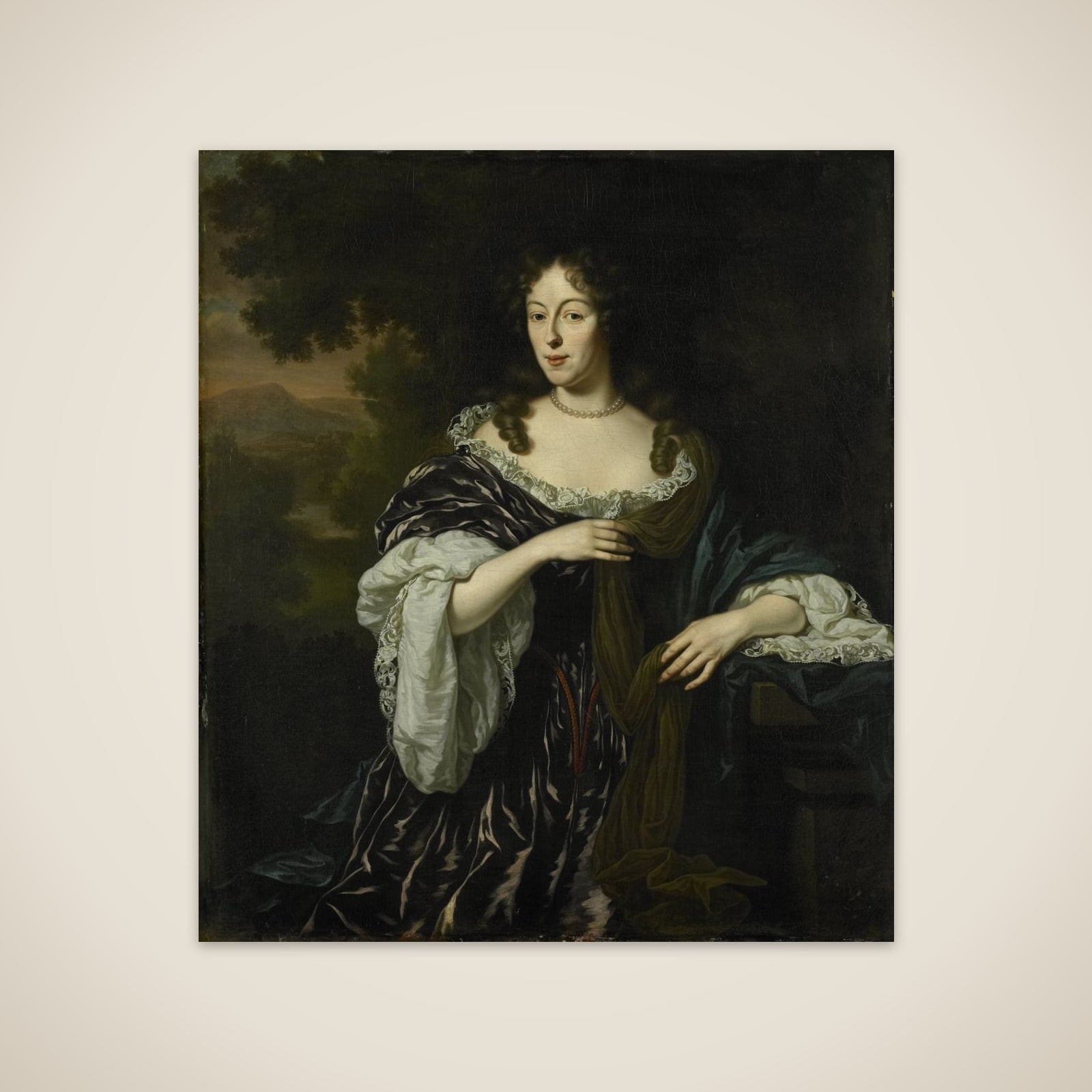 Portrait of Maria Schaep, Wife of Hendrick Bicker unframed print