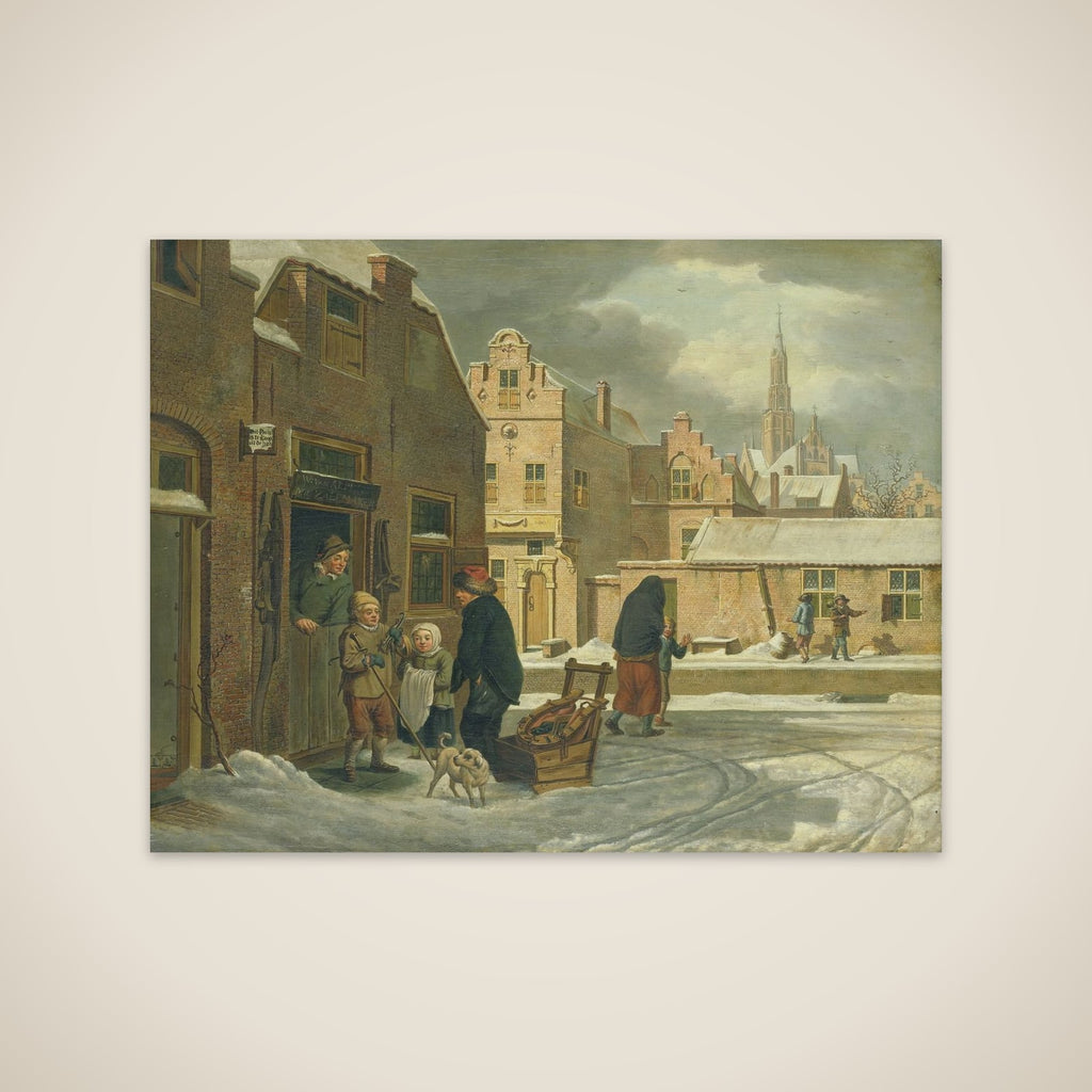 City View in the Winter unframed print