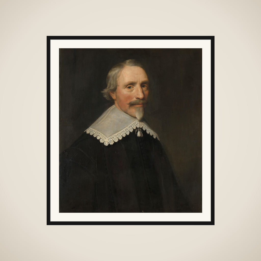 Portrait of Jacob Cats (1577-1660) framed