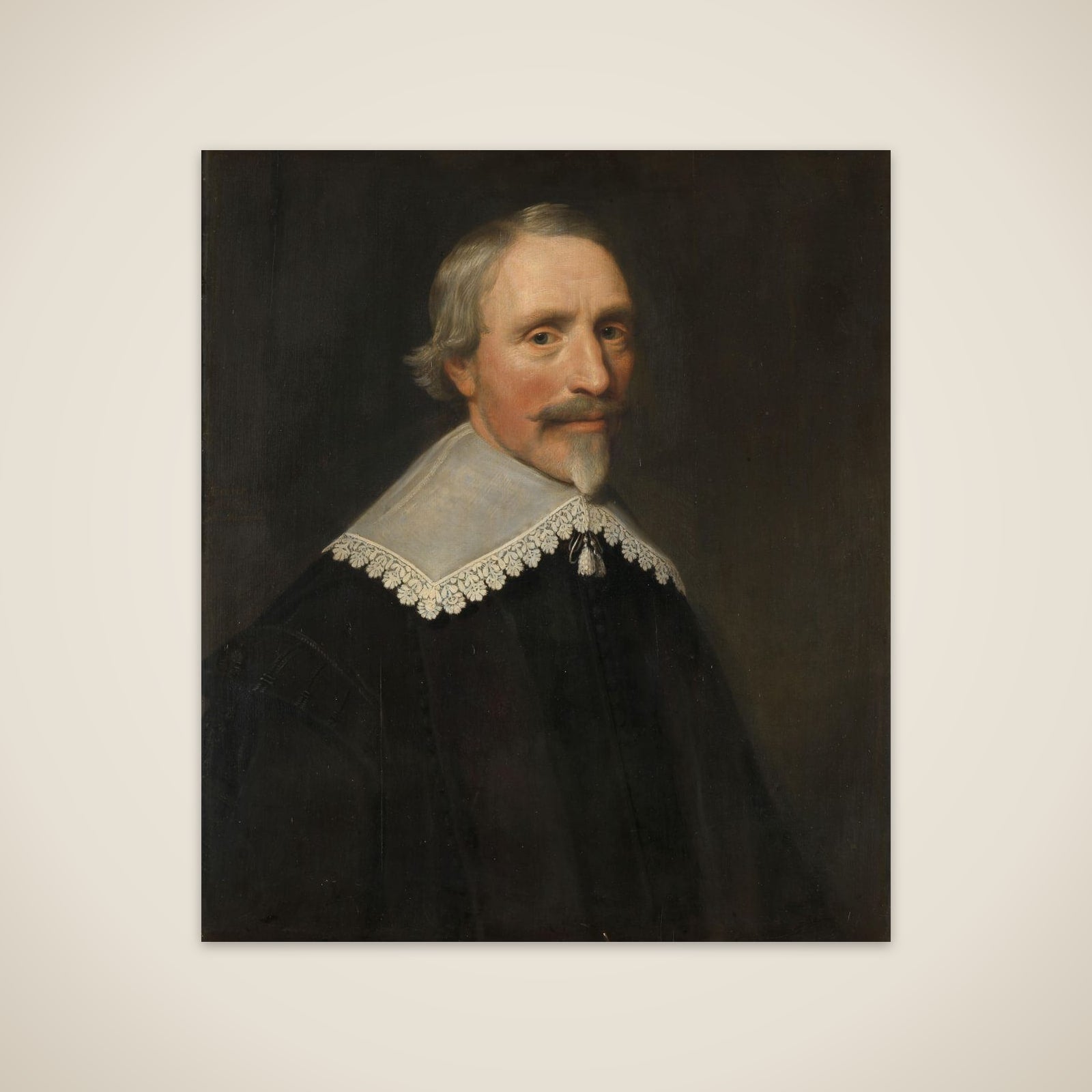 Portrait of Jacob Cats (1577-1660) unframed print