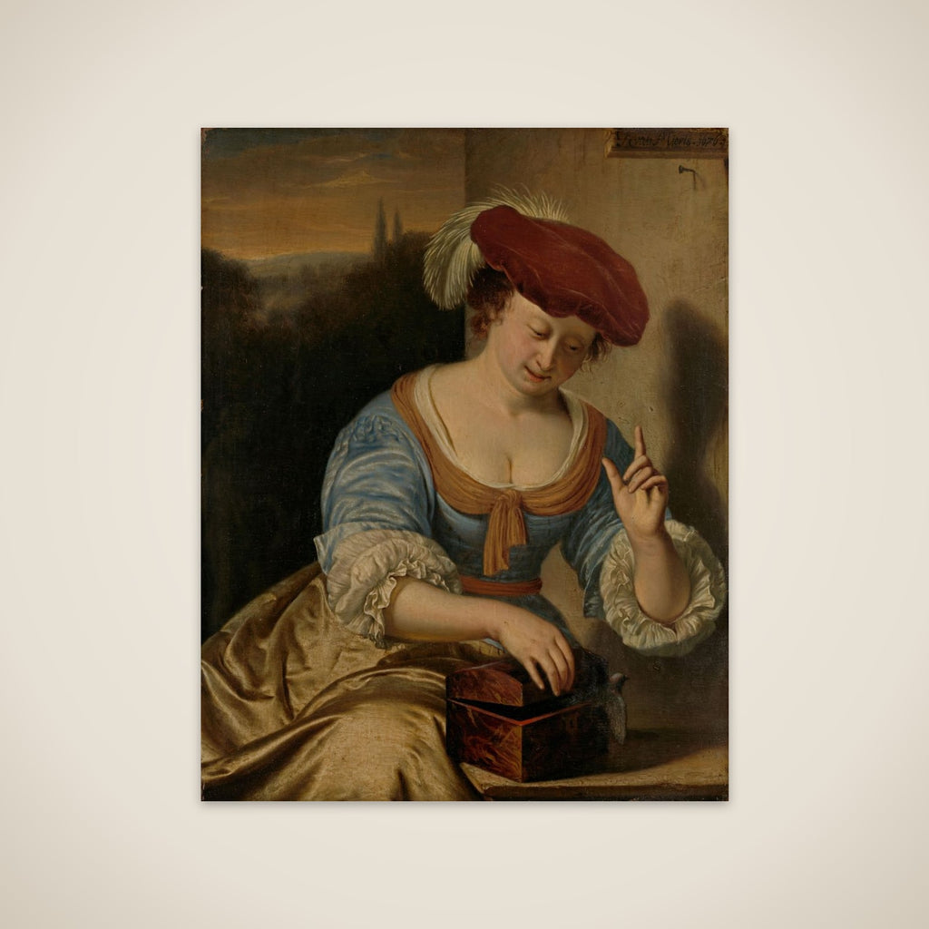 Escaped Bird: Allegory of Chastity unframed print
