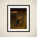 Jan van Speyk steekt de lont in het kruit, 5 februari 1831 framed