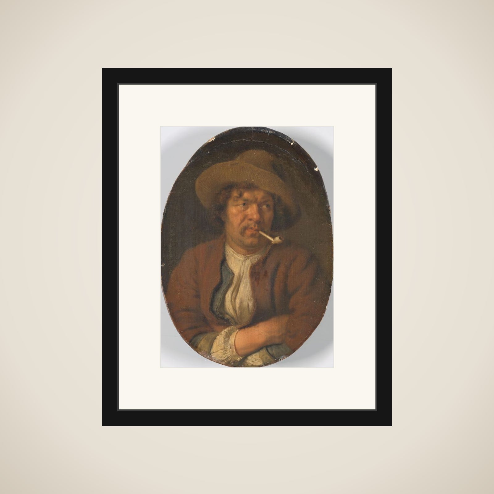 The Smoker framed