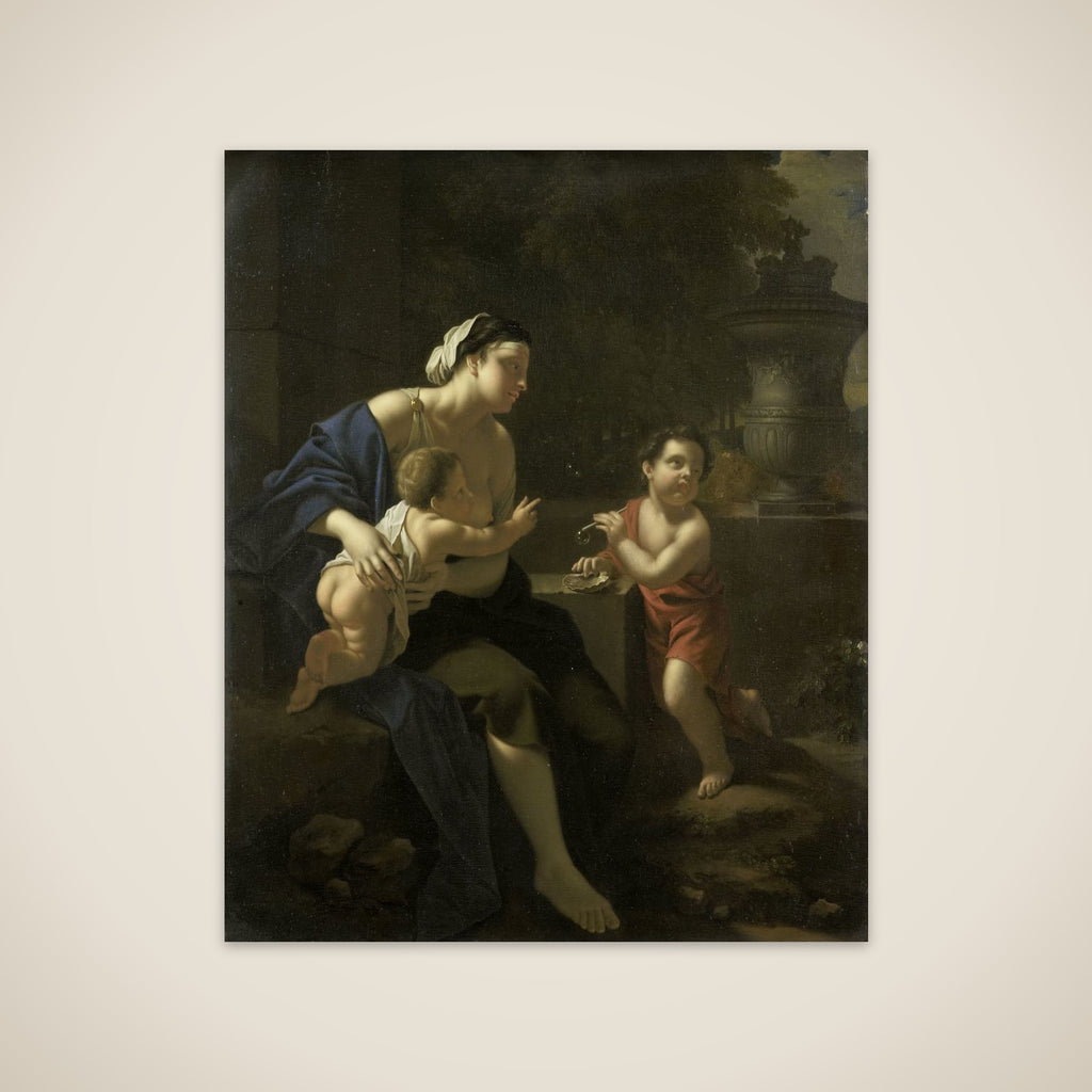 Blowing Bubbles unframed print
