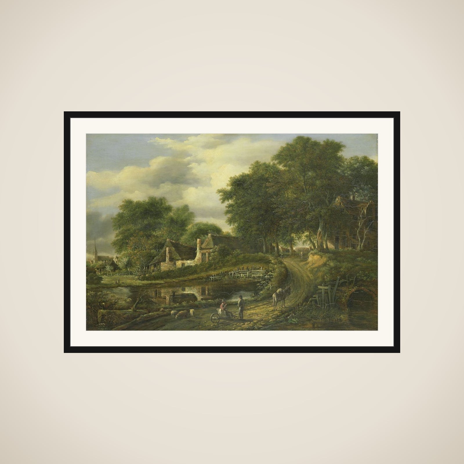 Landscape framed