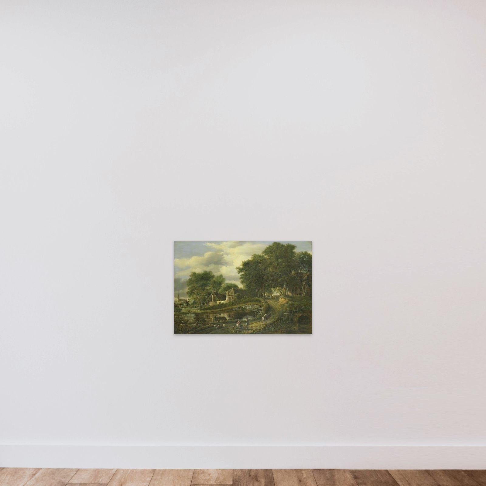 Landscape unframed — shown to scale