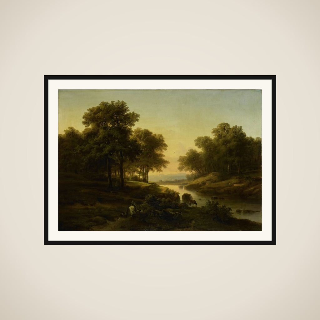 Landscape framed