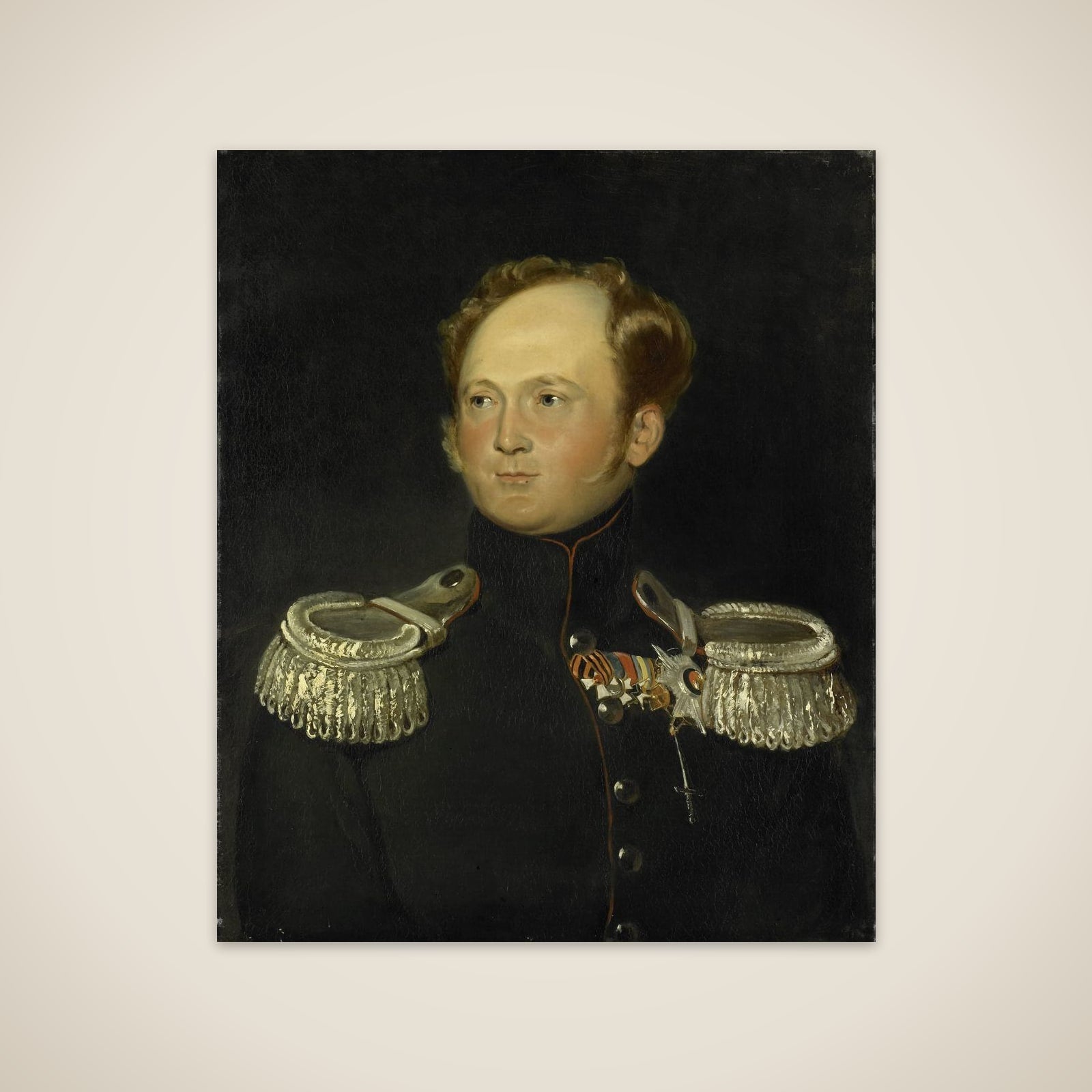 Portrait of Alexander I, Emperor of Russia unframed print
