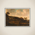 Mountainous Landscape with a Ruin framed
