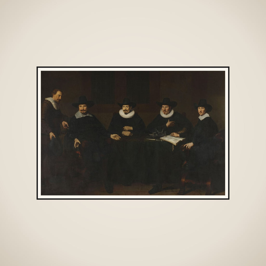 The Directors of the Serge Cloth Industry, Amsterdam framed