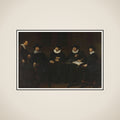 The Directors of the Serge Cloth Industry, Amsterdam framed