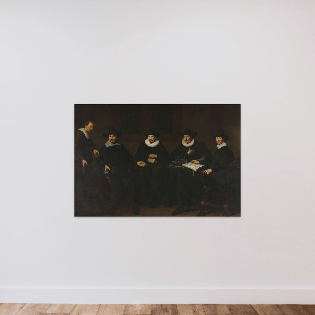 The Directors of the Serge Cloth Industry, Amsterdam unframed — shown to scale