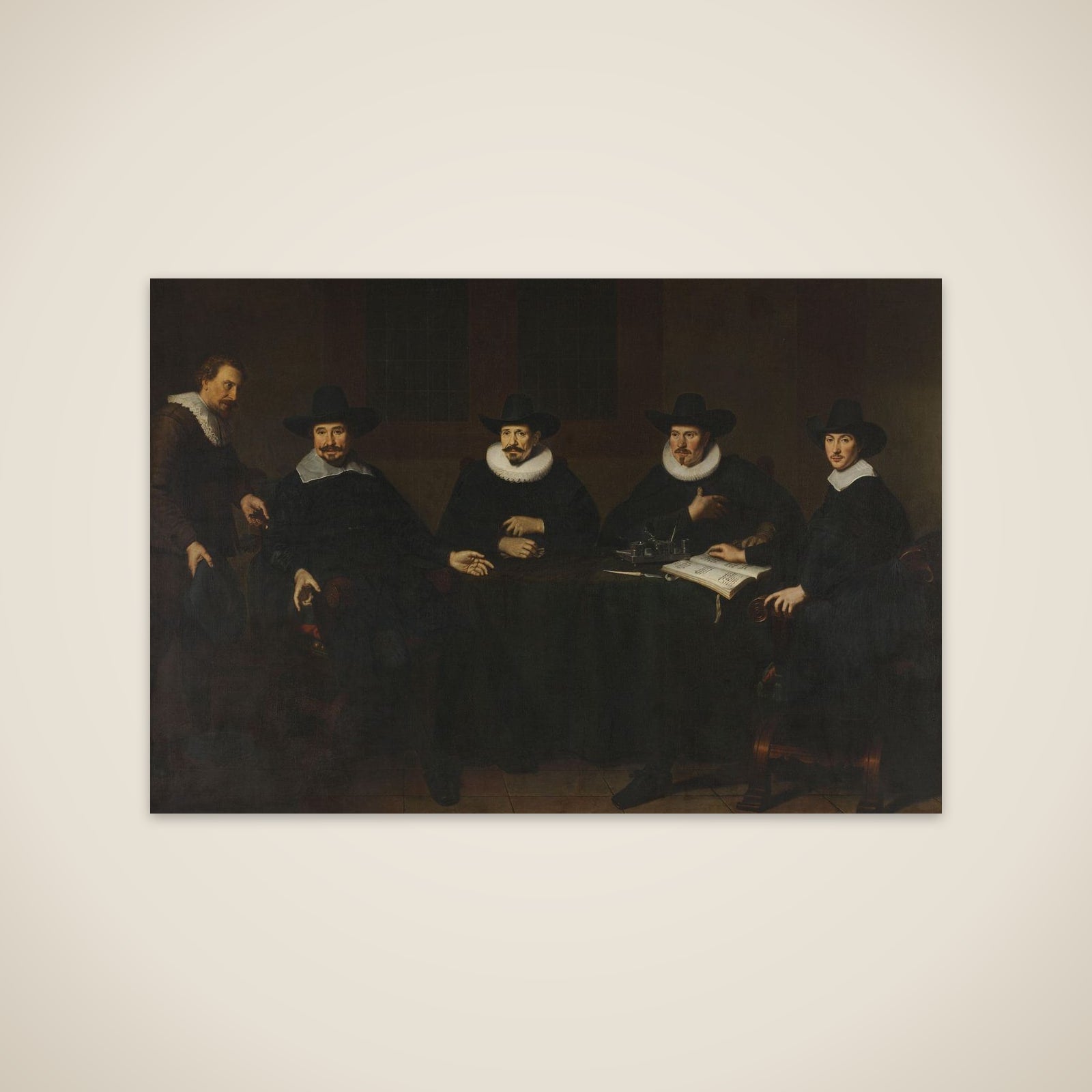 The Directors of the Serge Cloth Industry, Amsterdam unframed print