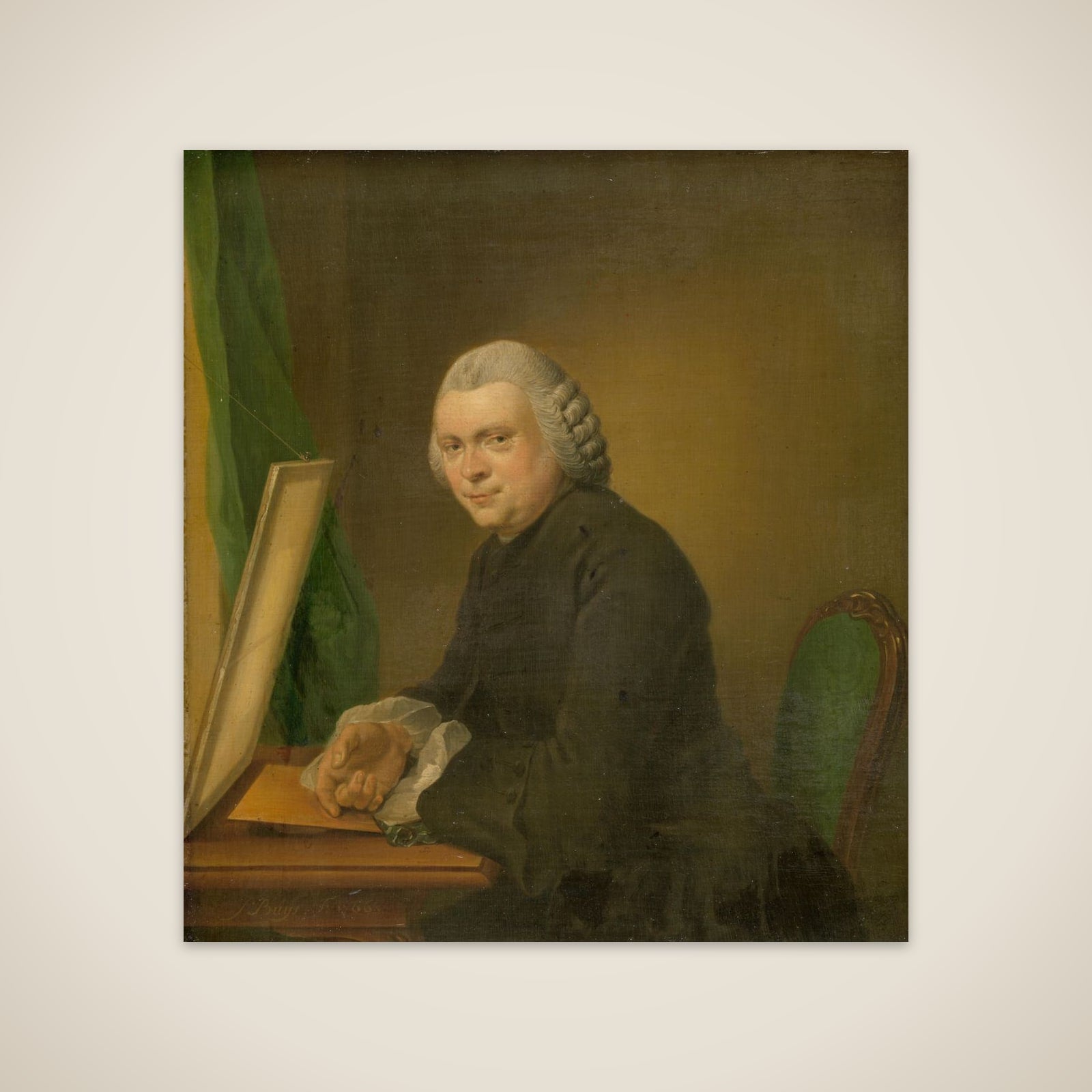 Cornelis Ploos van Amstel (1726-98). Art Collector unframed print
