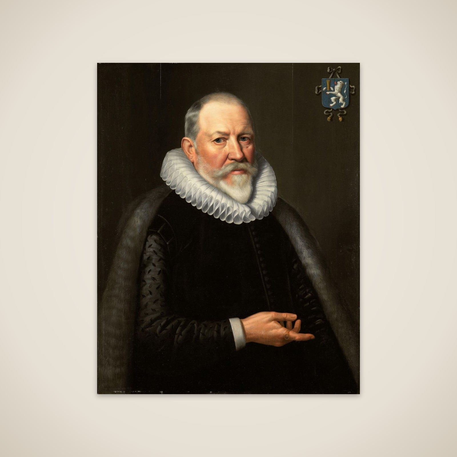 Portrait of Maerten Ruychaver (1545-1626) unframed print