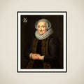 Portrait of Alid van der Laen (1542-1626) framed