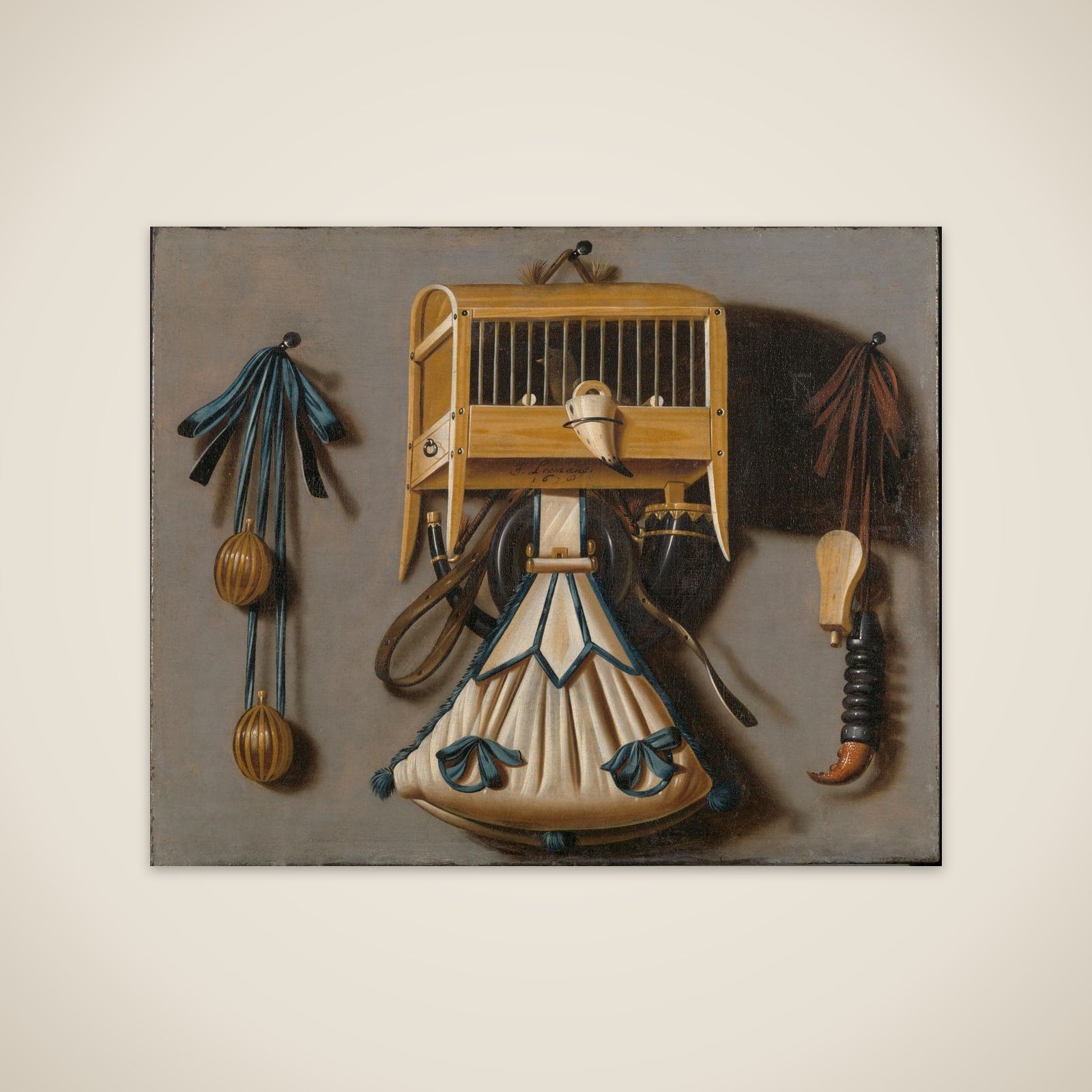Still Life with Implements of the Hunt unframed print