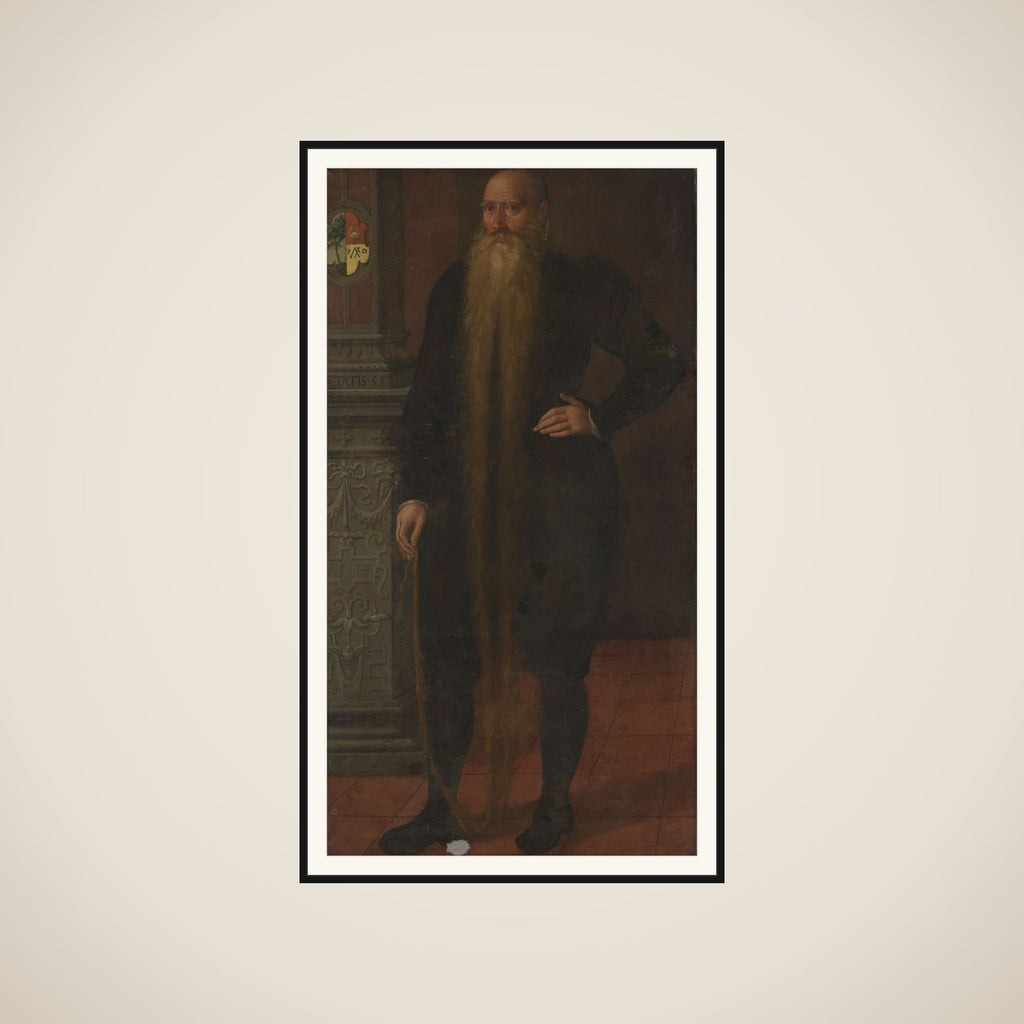 Portrait of Pieter Dircksz, called Long Beard, Council Member of the Orphan Chamber in Edam framed