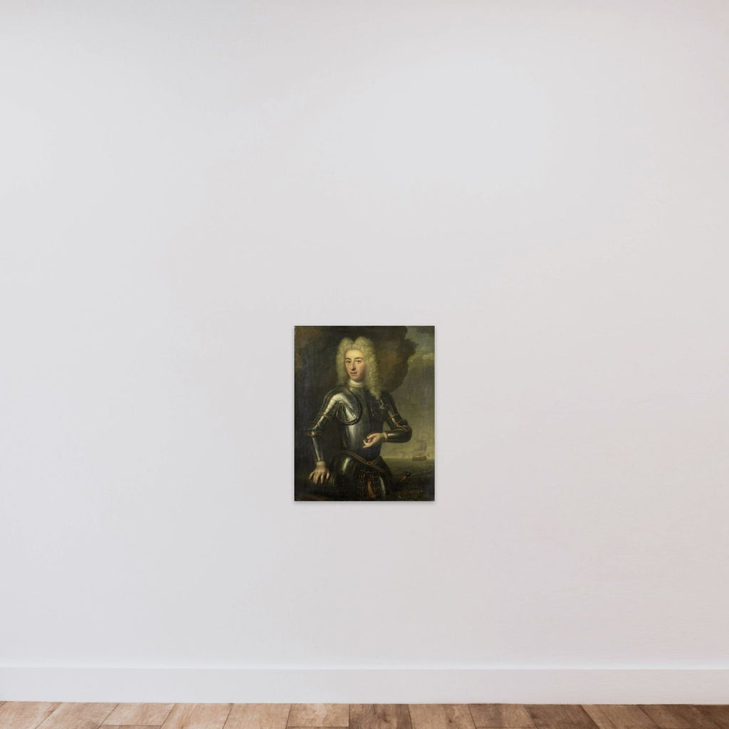 Portrait of Hendrik Lijnslager, Sea Captain with the Admiralty of Amsterdam unframed — shown to scale