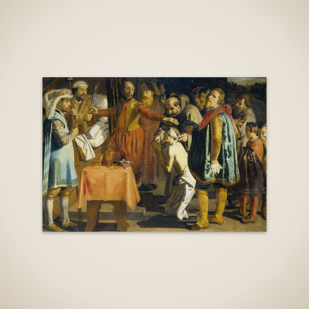 Willem III, Count of Holland, Ordering the Beheadal of the Bailiff of Zuid Holland, 1336 unframed print