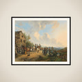 Scene from the Ten Days' Campaign against the Belgian Revolt, August 1831 framed