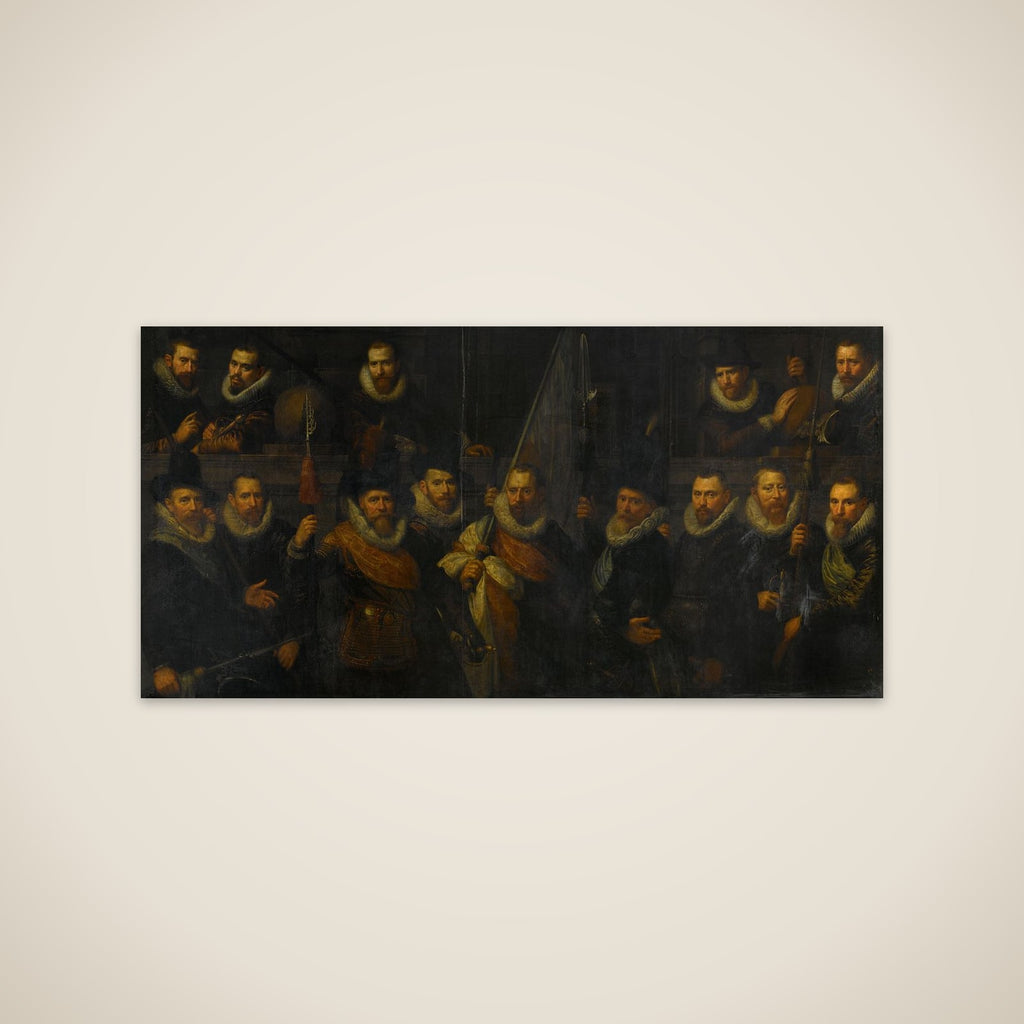 Officers and Other Civic Guardsmen of the IIIrd District of Amsterdam, under the Command of Captain Jacob Gerritsz Hoyngh and Lieutenant Nanningh Florisz Cloeck unframed print