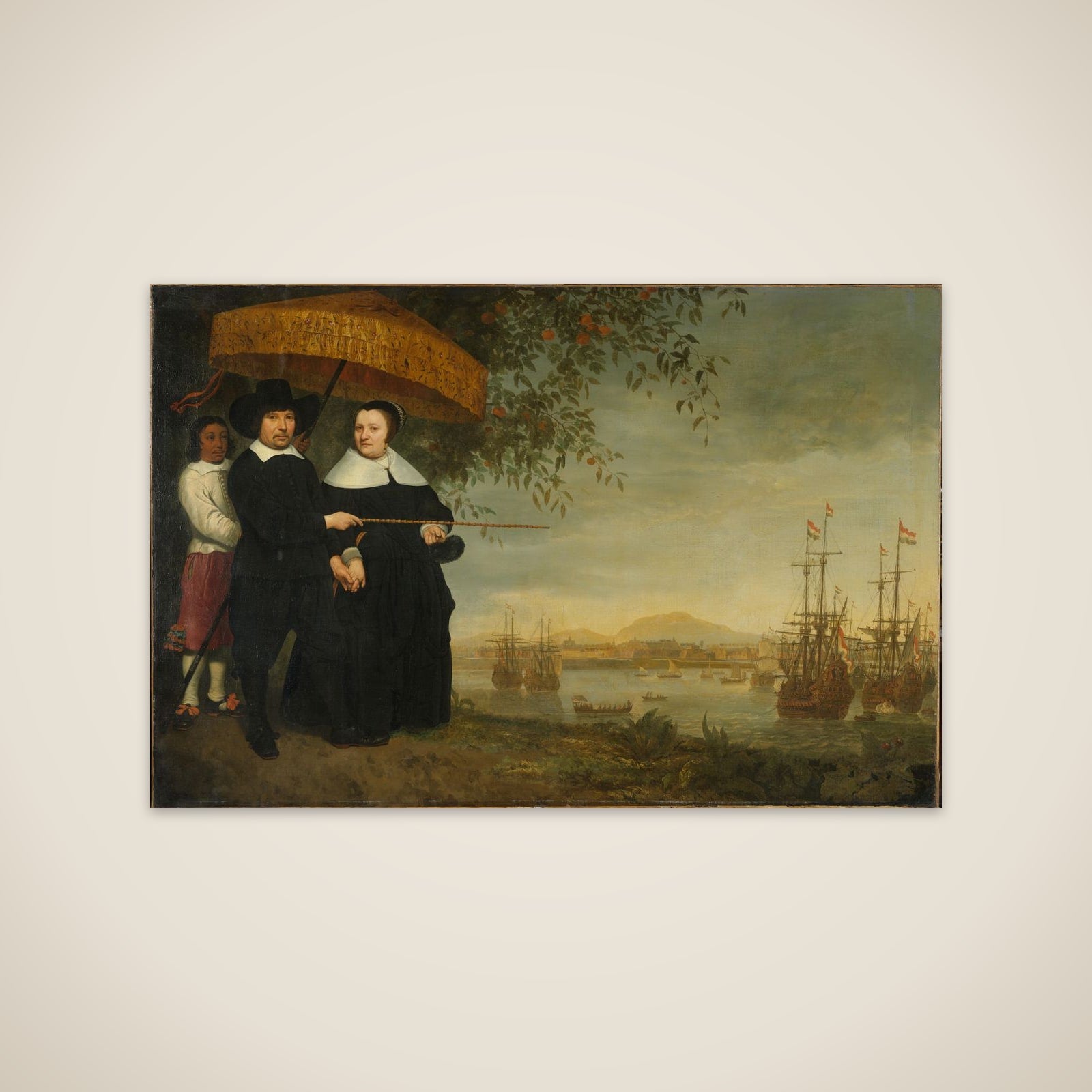 Portrait of a Senior Merchant of the Dutch East India Company in Batavia unframed print