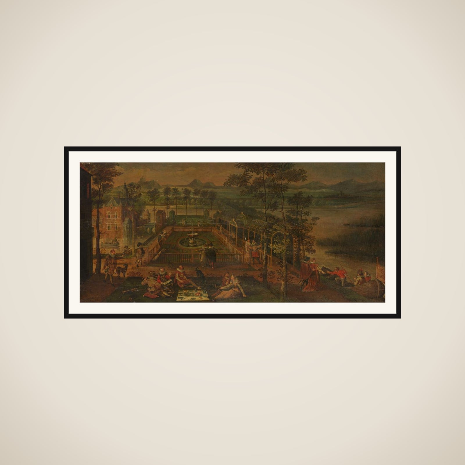 Pleasure Garden framed