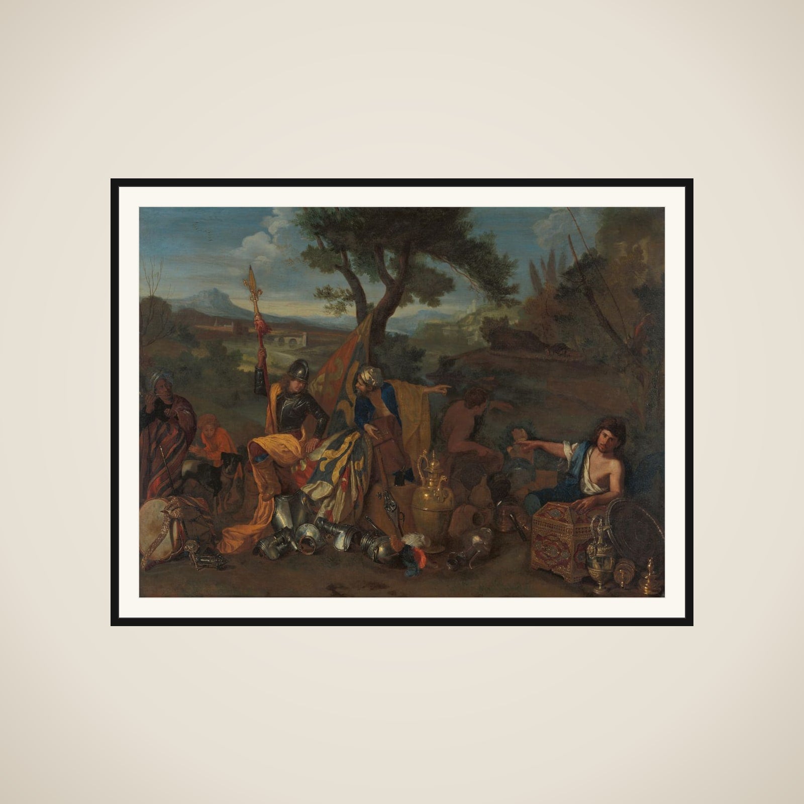 The Peddlers framed