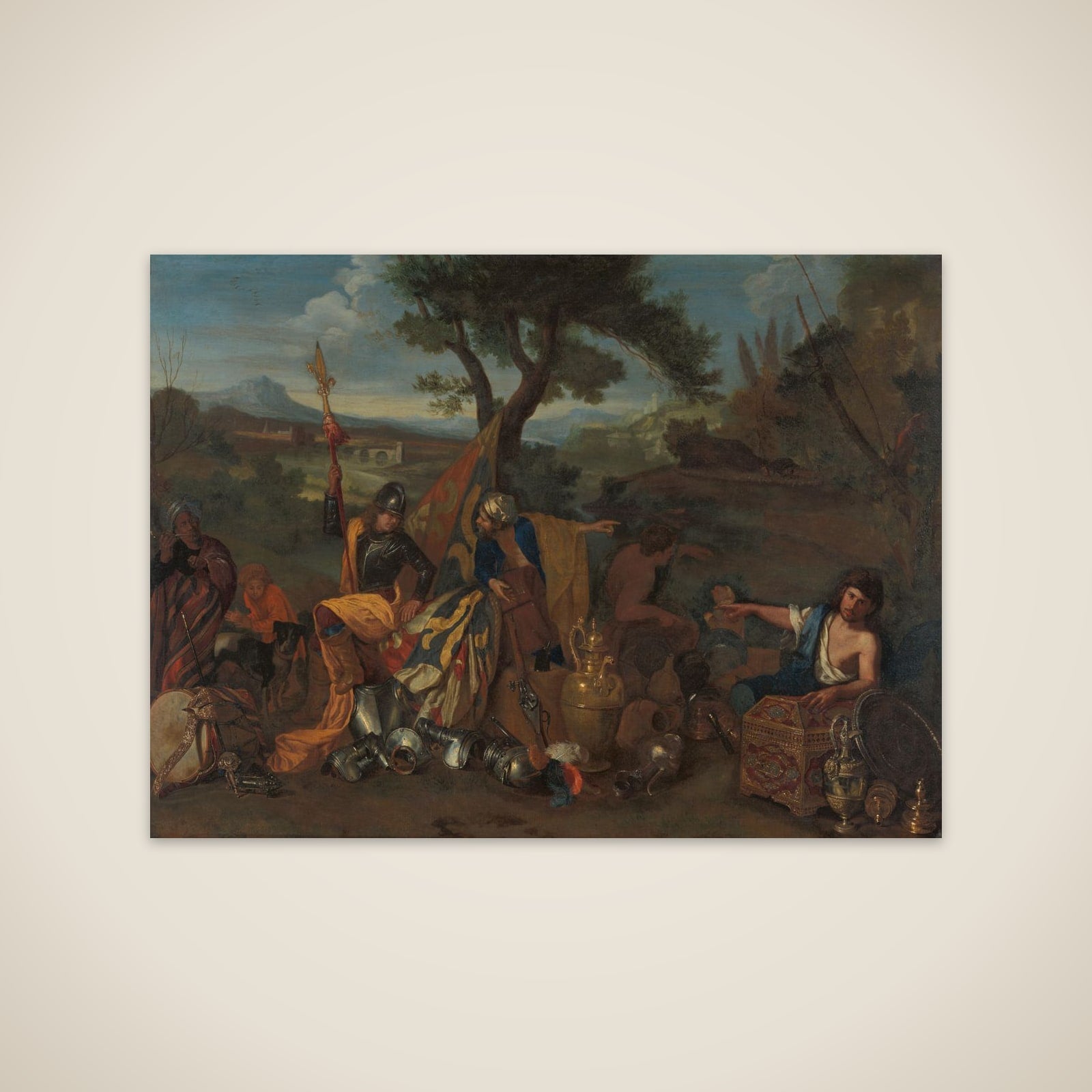 The Peddlers unframed print