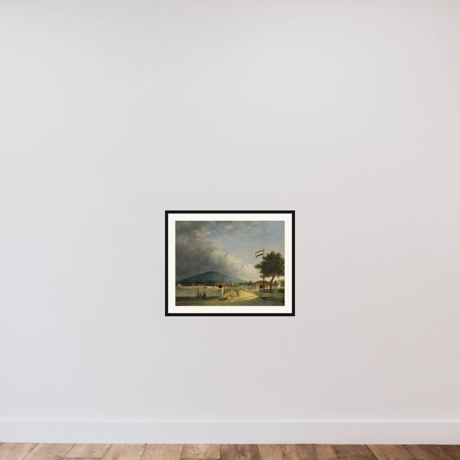 The Kedawong Sugar Factory near Pasuruan on Java framed — shown to scale