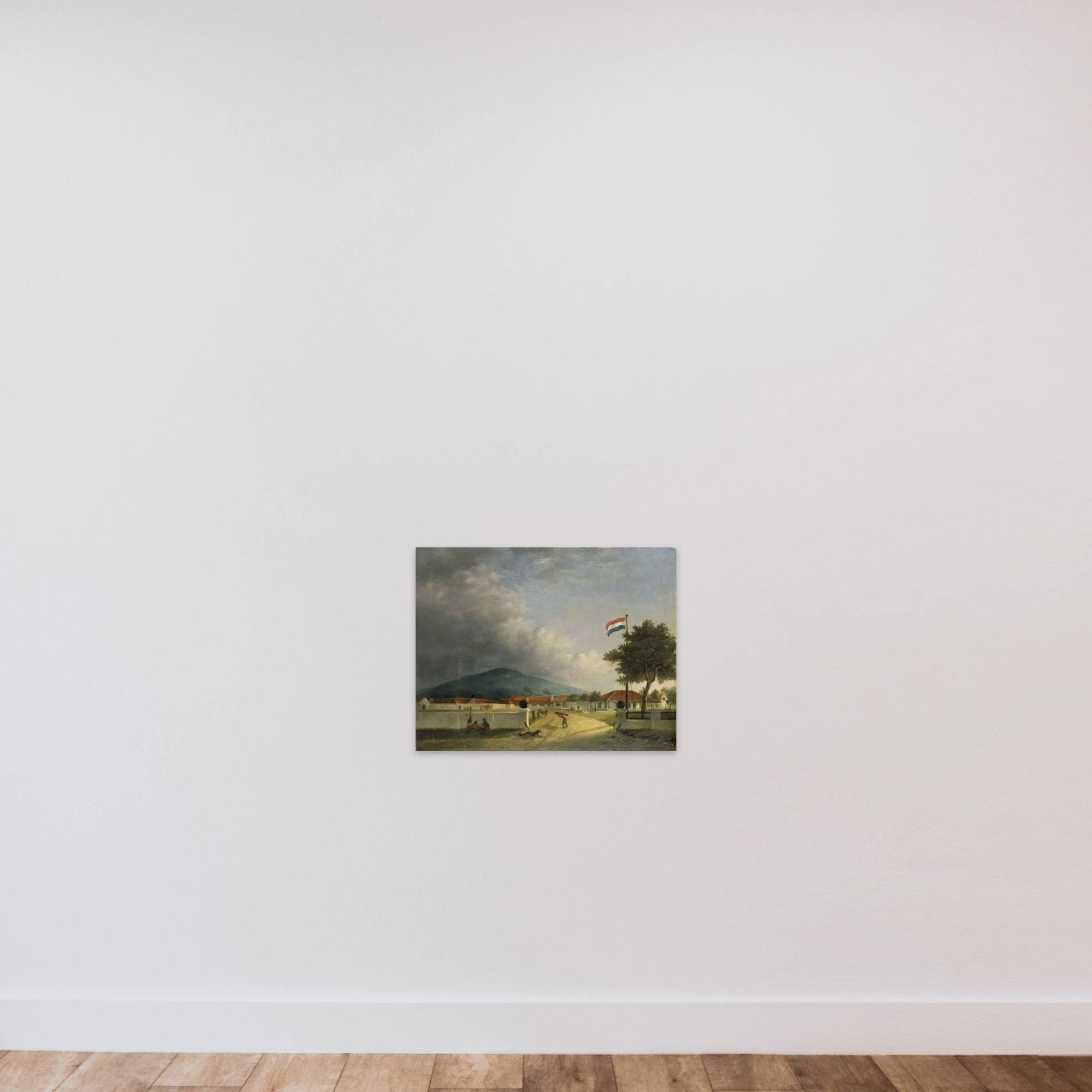 The Kedawong Sugar Factory near Pasuruan on Java unframed — shown to scale