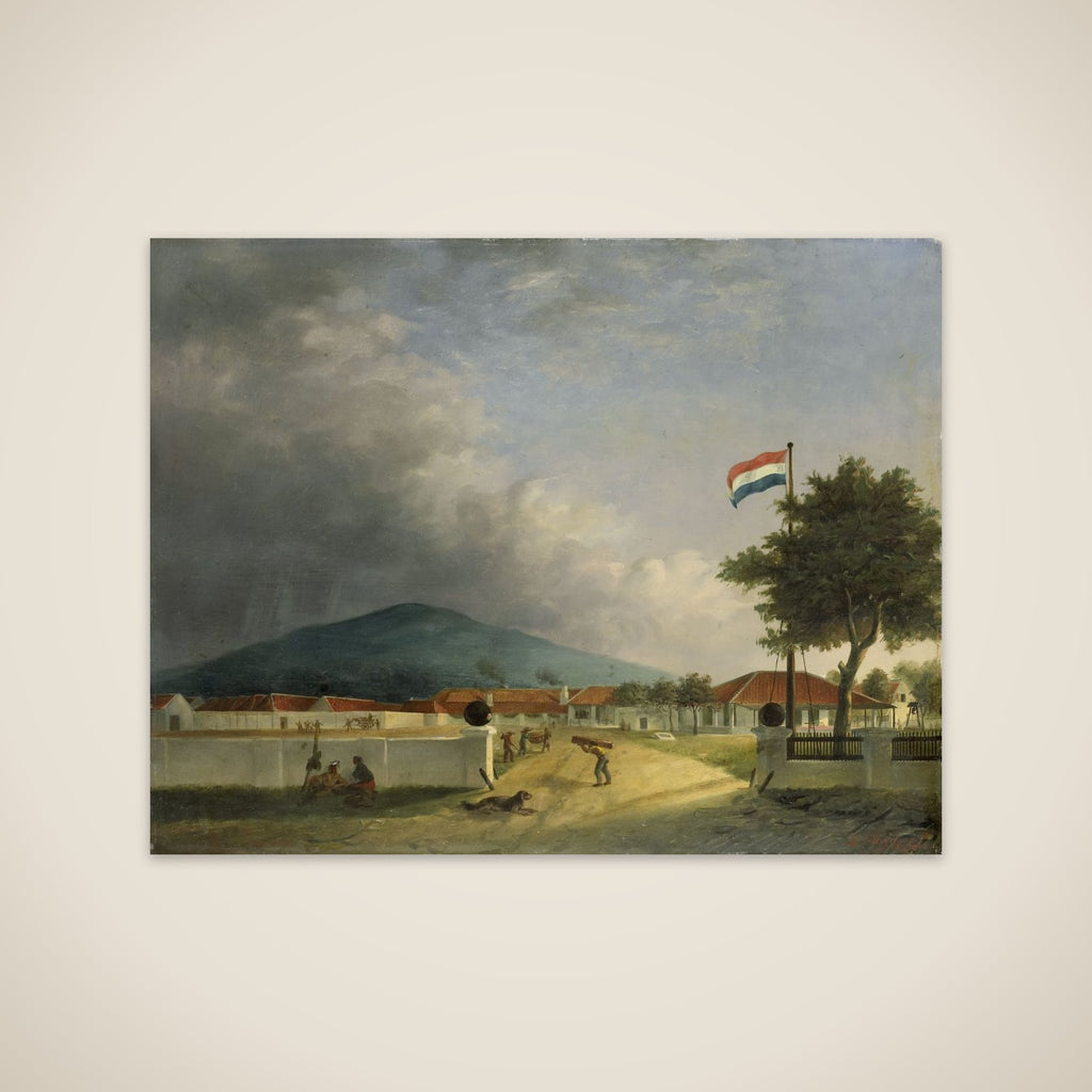 The Kedawong Sugar Factory near Pasuruan on Java unframed print