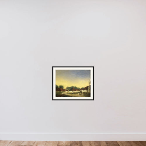 A Sugar Factory (?) on Java framed — shown to scale