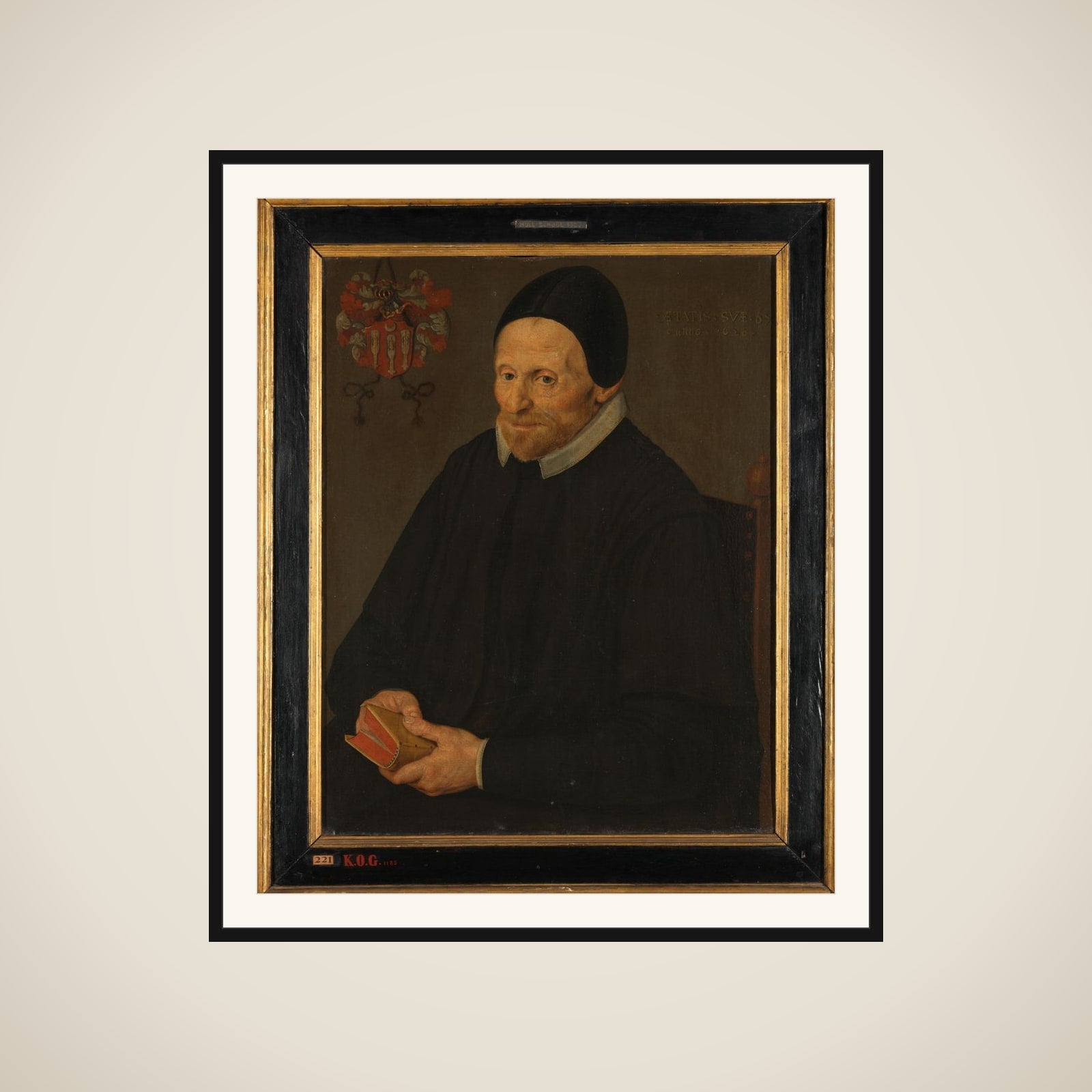 Portrait of Jacob Hendricksz. van Swieten, formerly entitled Dirck Hendricksz van Swieten framed