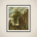 The Slijpsteenmarkt (Whetstone Market), Amsterdam framed