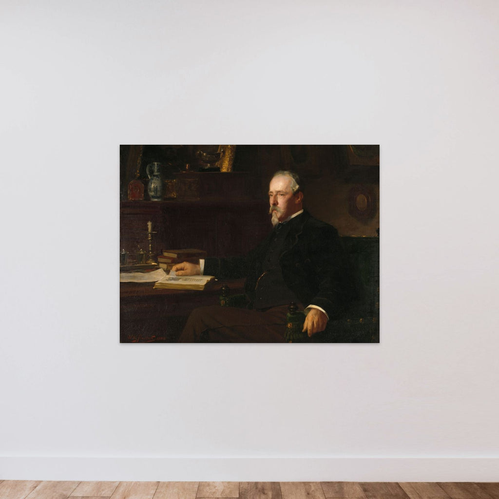 Daniël Franken Dzn (1838-98). Bankier en kunstverzamelaar unframed — shown to scale