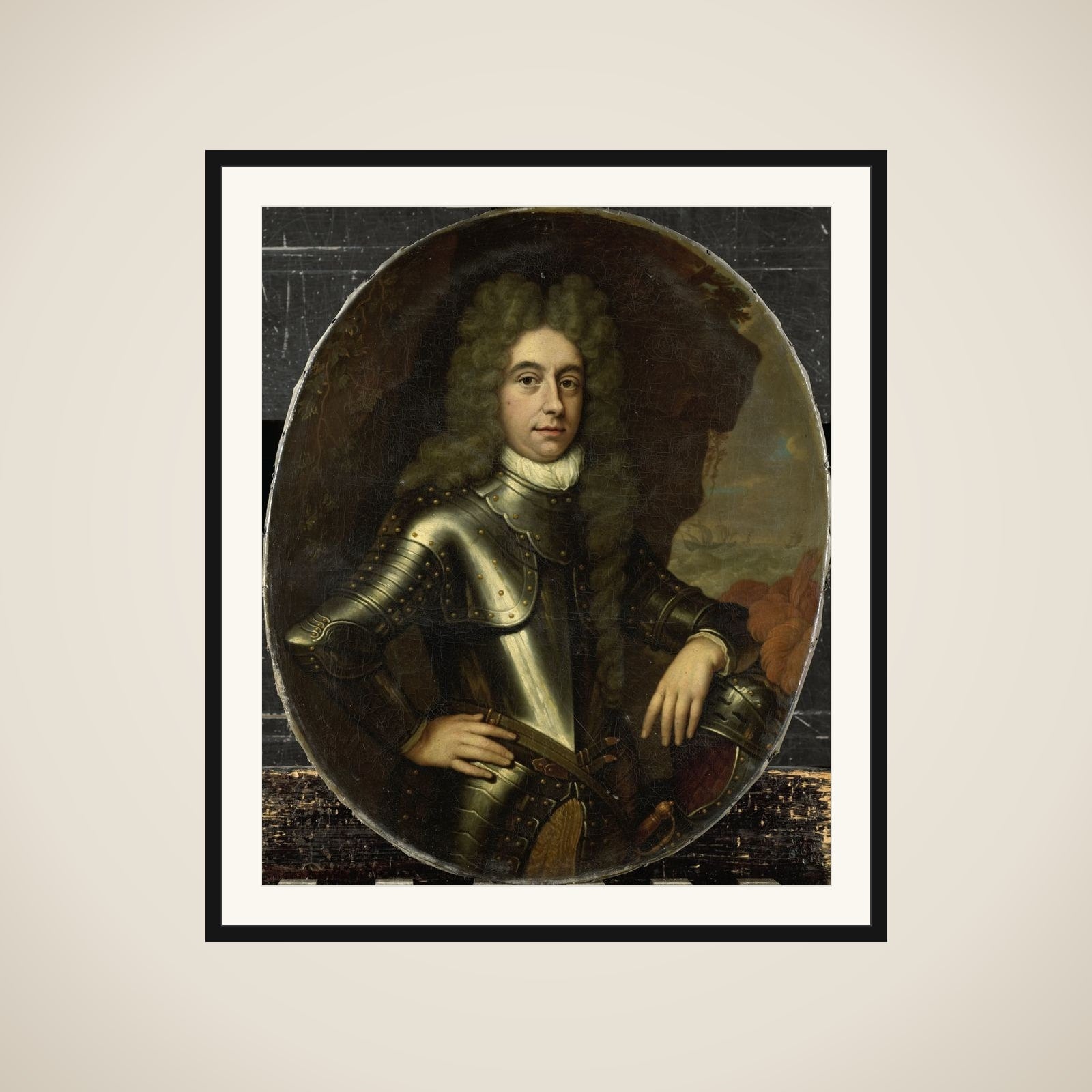 Harmen Lijnslager (1664-1704), Secretary of the Admiralty of Amsterdam framed